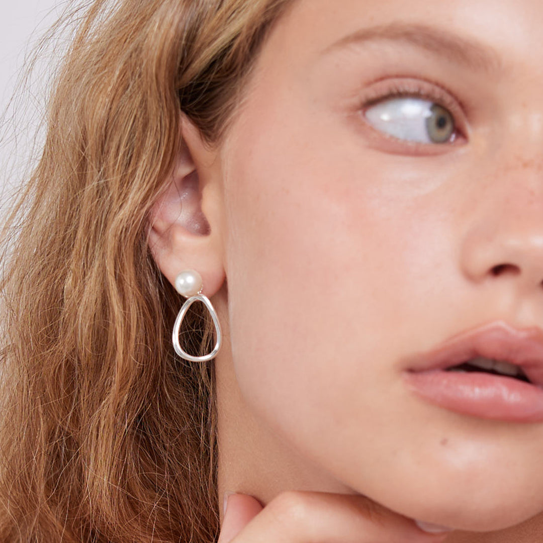 Holly Earrings Silver