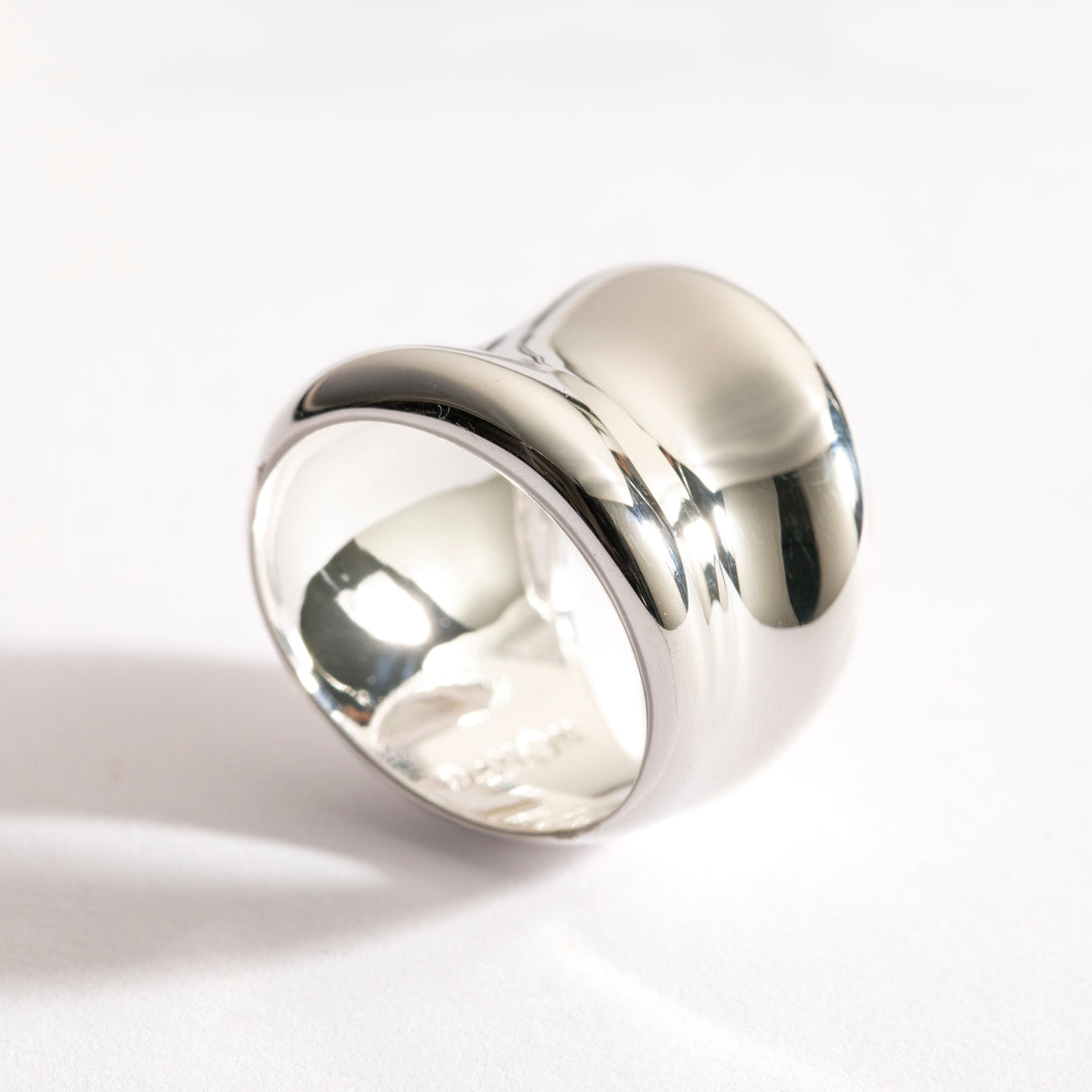 Koa Ring Silver