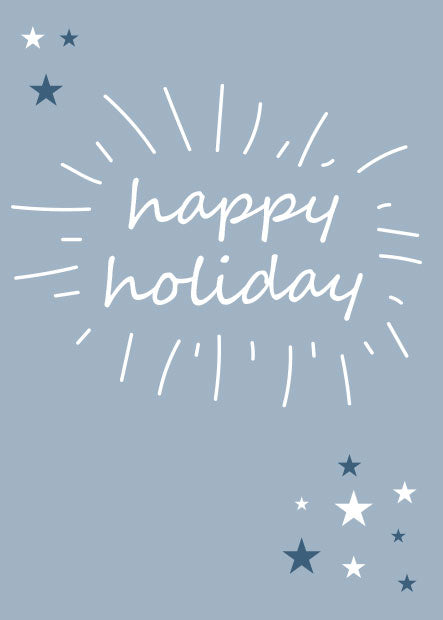 "Happy Holiday" Gift Card
