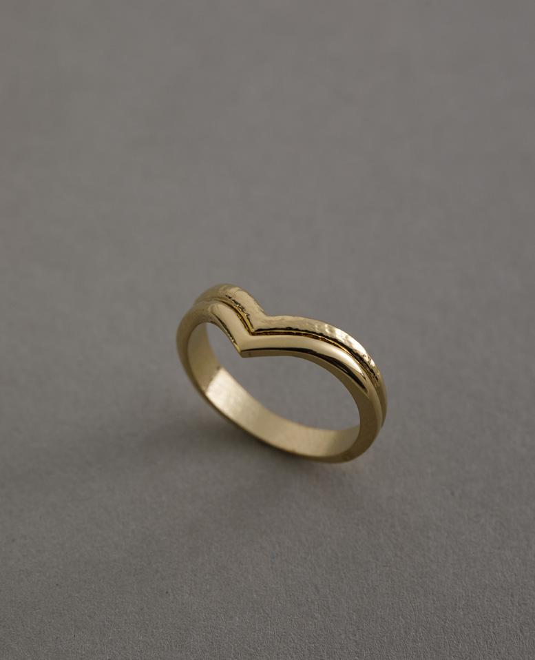 Niobium Ring Gold