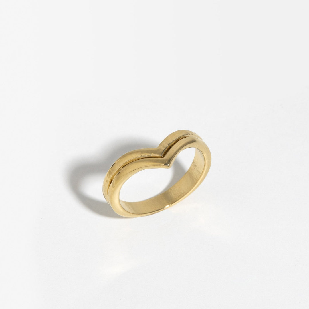 Niobium Ring Gold