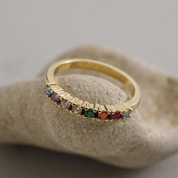 Rainbow Ring Gold