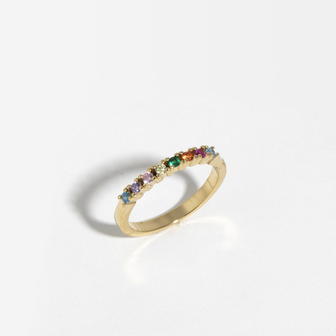 Rainbow Ring Gold