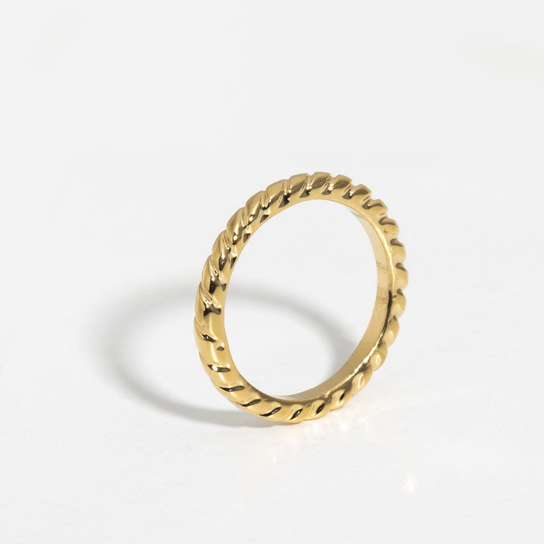 Rhenium Ring Gold