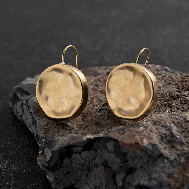 Rounded Circle Earrings