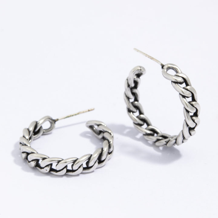 Como Earrings Silver