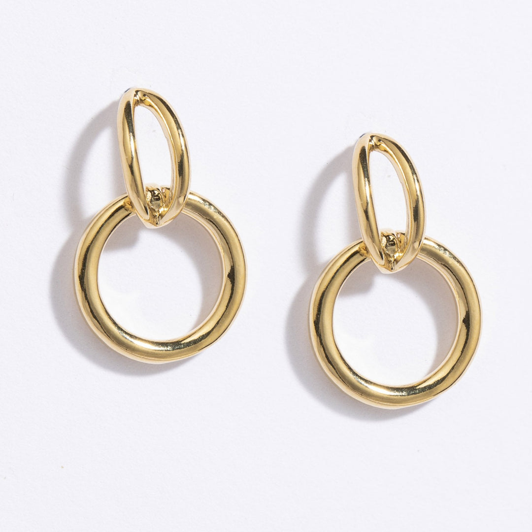 Trento Earrings Gold
